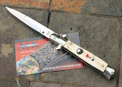 7" Italian Dolphin Stamp Classic Picklock w/ Horn & Bayo