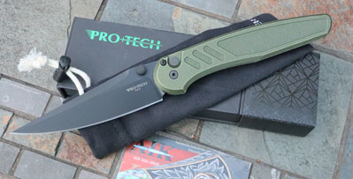 Protech AVALON Flipper w/ Battleworn OD Green & MAGNACUT