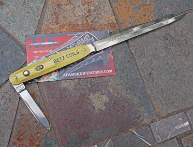 Vintage PRESTO Advertising Letter Opener Switchblade BETZ COILS
