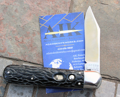 Rare Presto Vintage American Made Paratrooper Switchblade