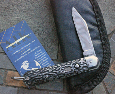 Presto Vintage American Metal Paratrooper Switchblade w/ Bail