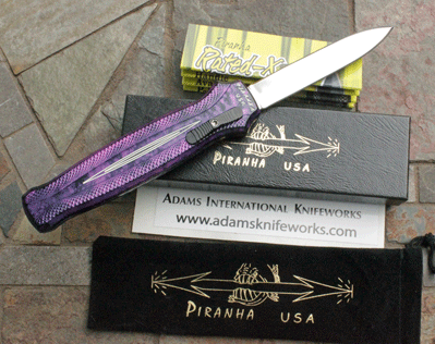 Piranha RATED X Mirror Double Edge Front Opener w/Plum Splash