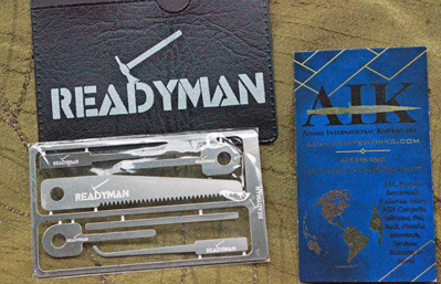Readyman Hostage Escape Card
