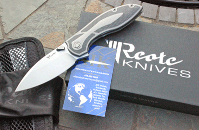 Reate Iron-X Flipper w/Carbon Fiber & Titanium & M390