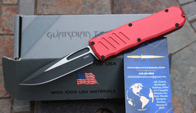 Guardian Red Tactical RECON 035 Front Opener w/ELMAX