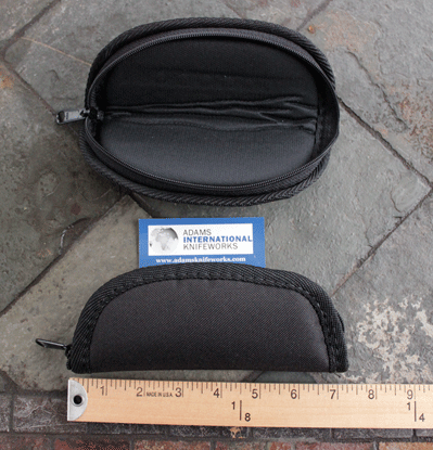 AIK's Custom Quality Standard Sized Zippered Knife Pouch