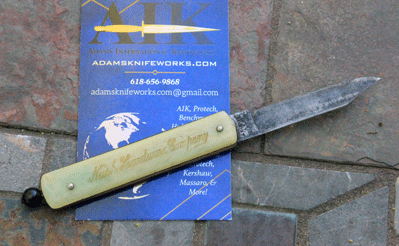 1920-40's era Remington Advertising PULL BALL Style Switchblade