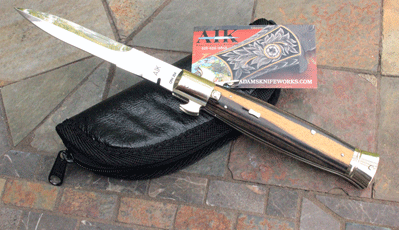 AIK BROWN RECLUSE "BattleAX ROBUSTO" Cigar Pattern w/ Ebony