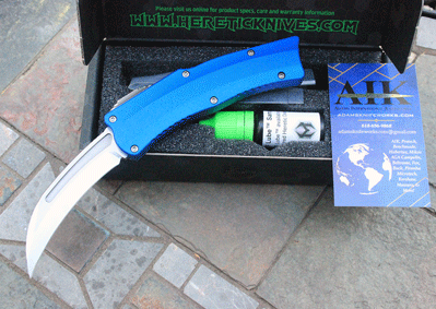 HERETIC Special Blue ROC D/A Front Opener w/Stonewash Magnacut