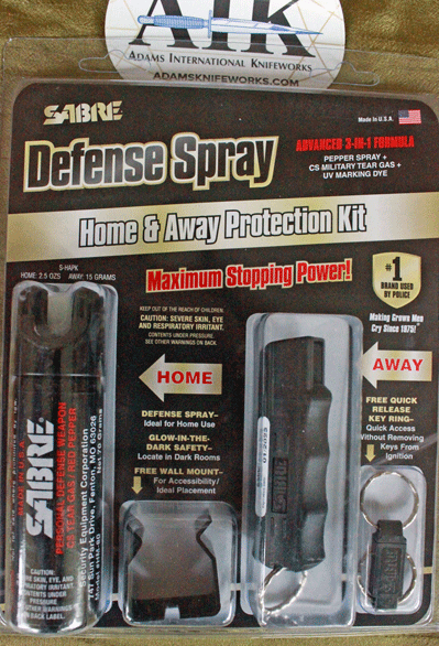 Sabre 3-in-1 Home & Away Protection Kit