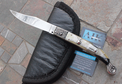 Custom Hand Engraved Campolin/AIK SAHARA Auto w/Brazilian Horn