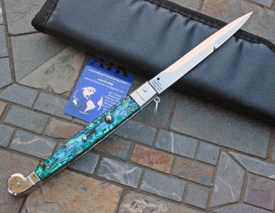 CUSTOM Campolin/AIK 12\" Sicilian w/ Green Abalone Shell & More!