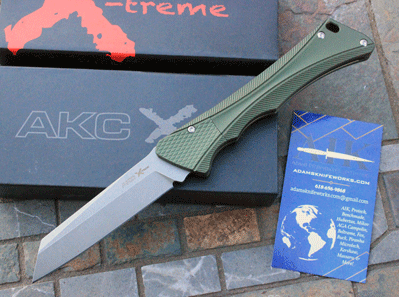 AKC XTREME OD GREEN SMARTY Bolster Release Auto w/ Stonewash D2