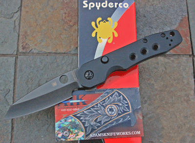 Limited Spyderco SMOCK Compression Lock Flipper w/CPM-CRUWEAR