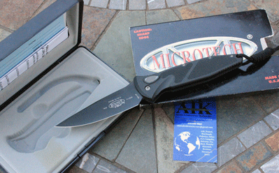 Early Microtech (2000) Socom Elite Auto w/ Black Clip Blade