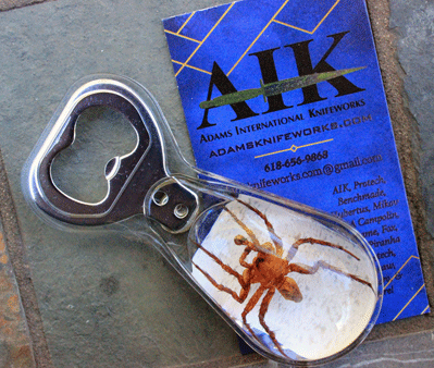 Genuine Spider Bottle Opener