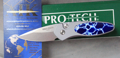 Protech/AIK CUSTOM SPRINT Auto w/ Sodalite Stone Inlay