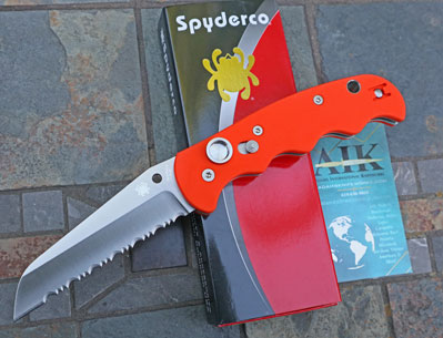 Spyderco Autonomy Coast Guard Designed Auto Model C165GSOR