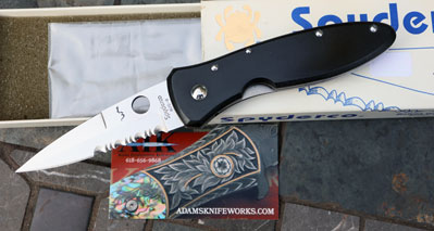 Early 1999 Spyderco Tim Zowada Liner Lock w/ Micarta & AUS-8