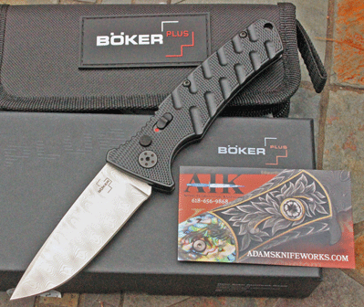 Boker Plus Special Limited DAMASCUS Strike Auto