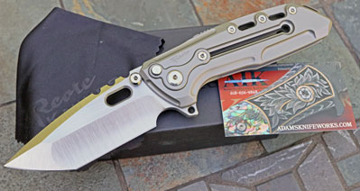Reate T1000 Super Duty Frame Lock Flipper w/ Titanium & CPM3V
