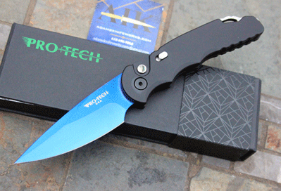 Special Protech TR-5 Mid Sized Auto w/ Sapphire Blade & More