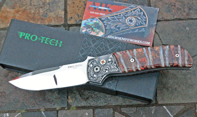 ULTIMATE AIK HAND ENGRAVED Stainless Frame TERZUOLA w/ Molar