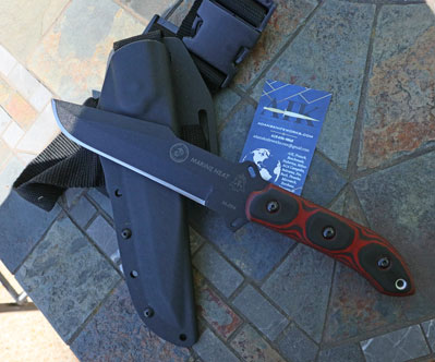 TOPS KNIVES USA / MARINE HEAT Fixed Blade Fighter