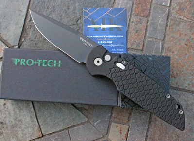 Protech TR3 Special Military Version Fish Scale Handle & Safety