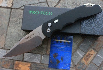 1st Prod Protech Black Tactical Elishewitz Designed DORU Auto, Adams