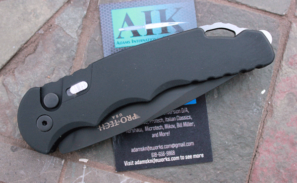 Protech TR4.4 Black Tactical Response Auto w/Part Serr 154-CM, Adams