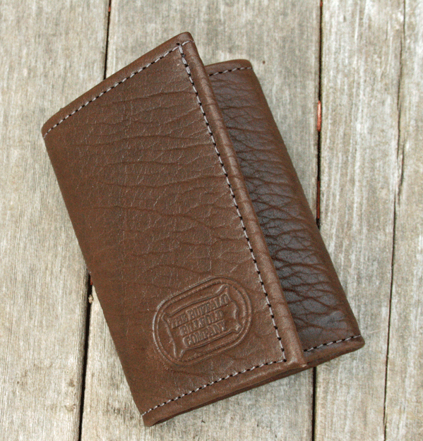 Buffalo Billfold Co Buffalo (Bison) 3 Fold or Tri Fold Wallet