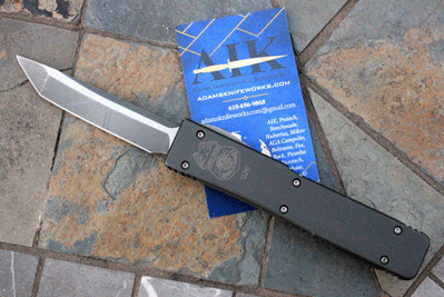 Early Microtech Ultratech AIR MARSHAL w/ 2-Tone Tanto Blade