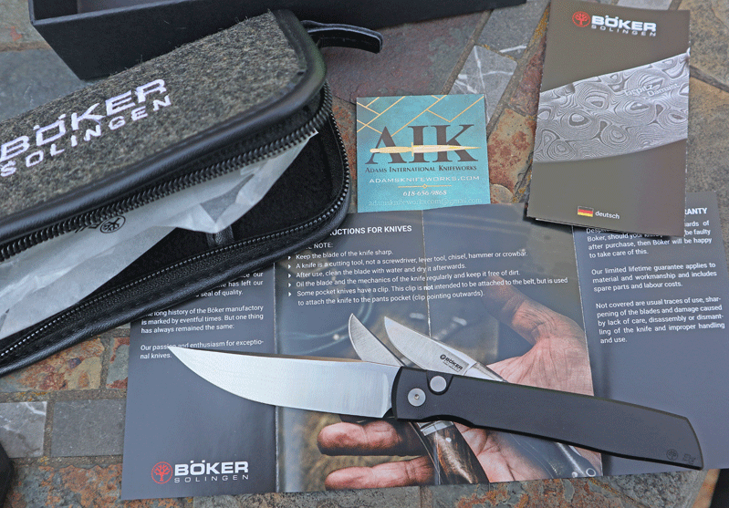 Boker Solingen German Made URBAN TRAPPER Auto w/MAGNACUT