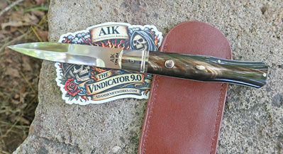 AIK Bare Head Coffin VINDICATOR 9.0 INTEGRAL w/Bayonet & Horn