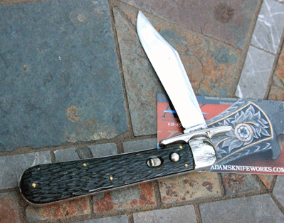 Vintage Early American Schrade Walden Hunters Pride Swing Guard