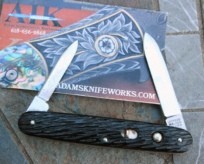 Vintage Schrade Walden, NY Double Button Switchblade