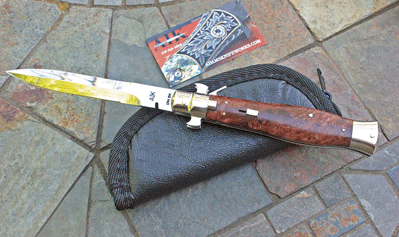 AIK BROWN RECLUSE WASP BODY w/Hellrazor & Maple Burl Wood