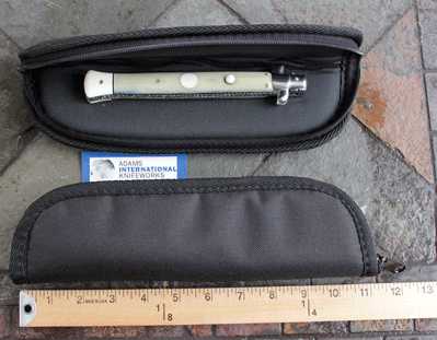 AIK's Custom Quality X-LARGE OVERSIZED Zippered Knife Pouch