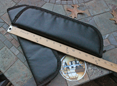AIK's 14" XX-LARGE Deluxe Zippered Pouch in Faux Leather
