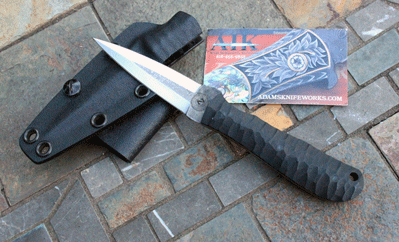 Zach Miller Handmade Gripper Dagger w/ Tri-Grind Blade & G-10