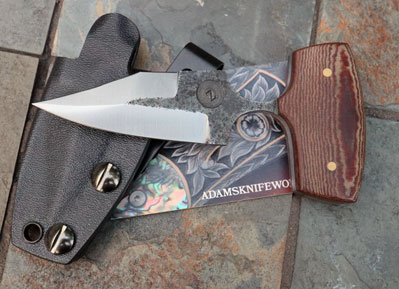 Zach Miller Handmade Push Dagger w/ Micarta & 1080 Tool Steel