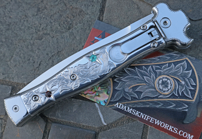 HAND ENGRAVED AIK/Campolin ZERO Auto w/ Inlaid Stones & More!