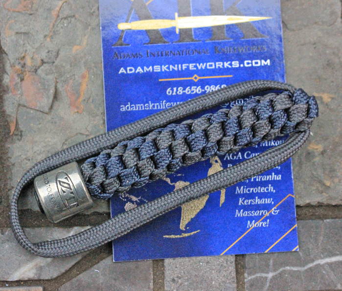 ZT Zero Tolerance USA Lanyard w/ Pewter Bead by Schmuckatelli, Adams