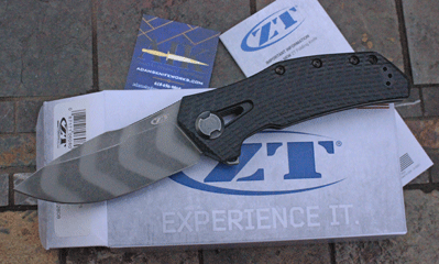 ZT Zero Tolerance 0308BLKTS Heavy Duty KVT Frame Lock Folder