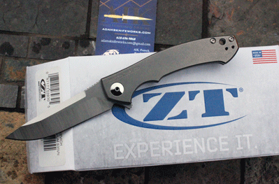 ZT Zero Tolerance Model 0450 Sinkevich Titanium Flipper