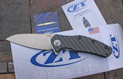 ZT Zero Tolerance Assisted 0770CF Liner Lock w/ Carbon Fiber